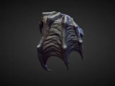 WING31 high poly sculpt 3D model