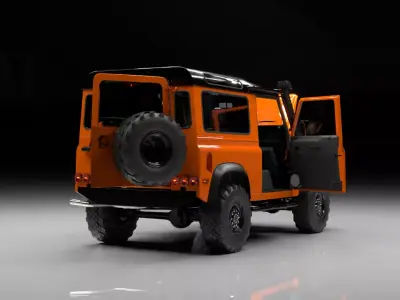 Rigged Off-Road SUV 4x4 Style High Detail Game Ready Vehicle  3D model
