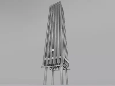 Heat Exchanger 3D model buy