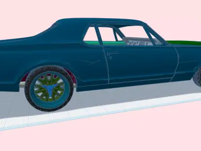 Custom Hoods addons for 67 Cougar Volume 5 3D print model