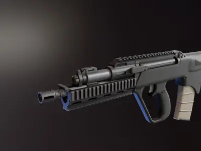 SAR 21 Rifle Low-poly 3D model