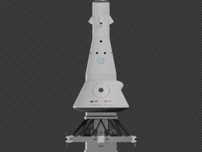 Excalibur Almaz Reusable Reentry Vehicle 3D model