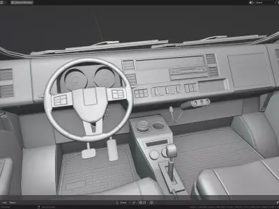 Car free Highpoly Free 3D model