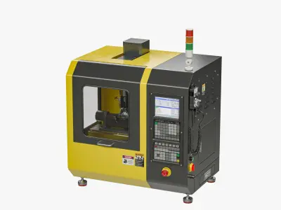 Tabletop Lathe 5 3D model