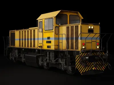 DHS131 locomotive 3D model