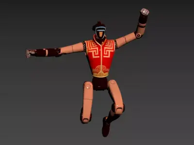 Spring Festival Gala - Jumping Robot 4 3D model