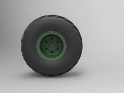 Offroad wheel 6 3D model