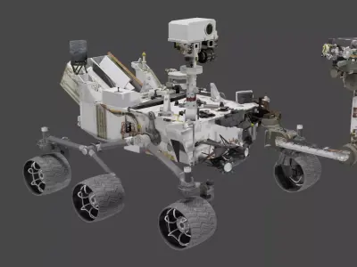 Mars Curiosity Rover Low-poly 3D model purchase