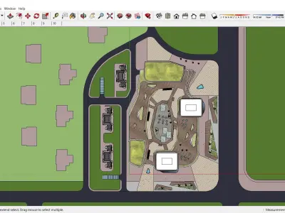 Sketchup Commercial Complex K5 3D model