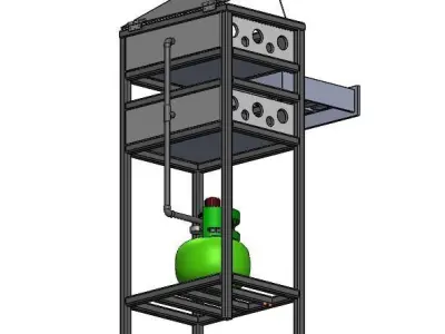 Toaster Cake Balok 3D model