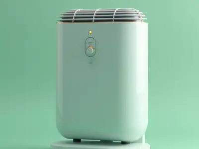 Air Purifier STL OBJ FBX File 3D Printable 3D print model