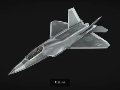 F Jets Collection  3D Model Pack