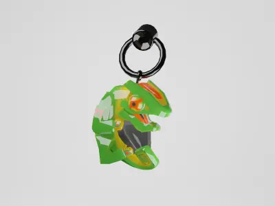 Apex Legends Chameleon Weapon Charm Low-poly 3D model