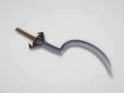 Game asset Unconventional Blade of Dual Origins 3D model