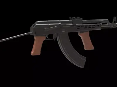 AMD 65 Low Poly  Low-poly 3D model