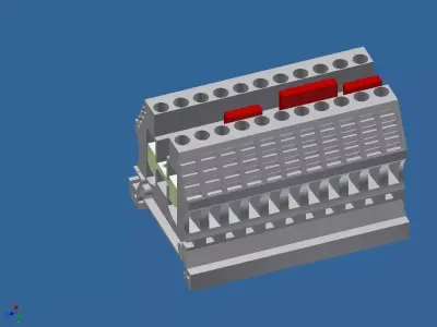 electrical terminal block 3D model purchase