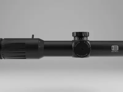 Vudu Riflescope 3D Model 3D model