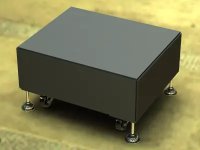 Platform Trolley Base Only 3D model