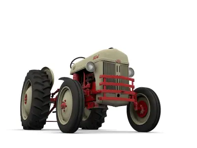 Series 8N Tractor 1951 3D model