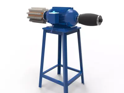 sanding polishing woodworking machine  3D model