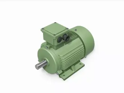 100L B3 Top IEC electric motor - 3D CAD model 3D model