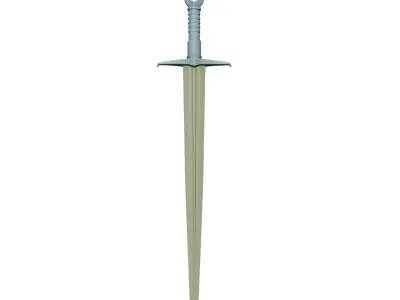Gold Sword 3D model