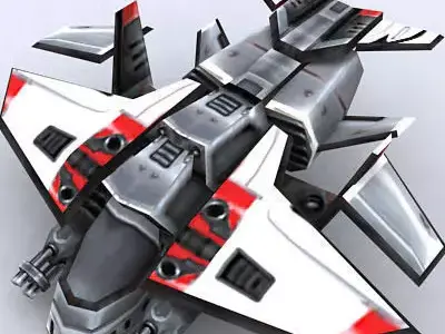 3DRT - Sci-Fi Forces - Gunship 1  Low-poly 3D model