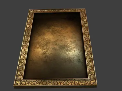 Picture frame Low-poly 3D model