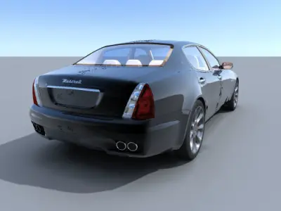 Maserati Quattroporte Free 3D model