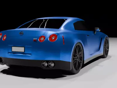 Nissan GTR  Free 3D model