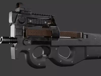 P90 Firegun 3D model