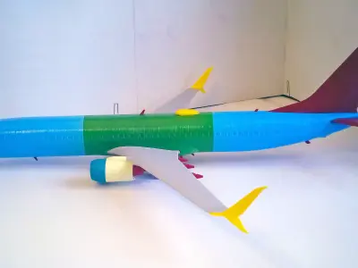 171214 Model kit Boeing 737-900 Split Scimitar Down 3D print model