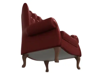 Chair For Christmas Low-poly 3D model