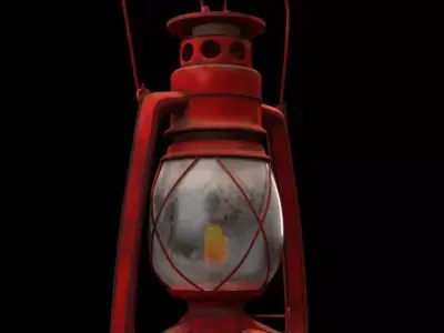 OLD LAMP 3D model 5