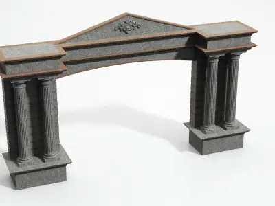 Marble arch 3D model