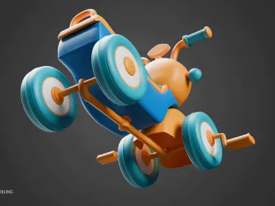 Pedal Ride-On 3D model get