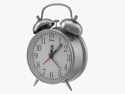 Alarm Clock Low-poly 3D model