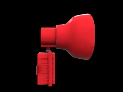 Fire Alarm Siren 3D model