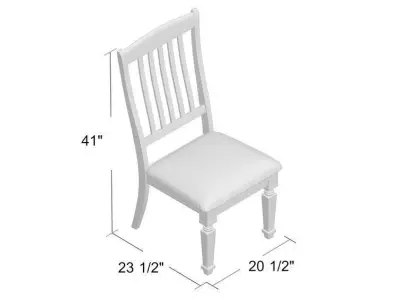 Tomas Dining Chair 3D model