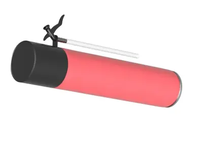 Polyurethane foam 750 ml open mockup 3D model purchase