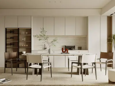 decoration Modern restaurant Home villa 3D model