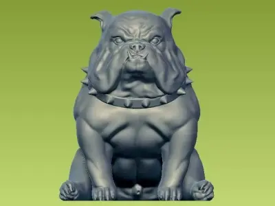 Pit Bull - 3D STL files can print Bully models or sculpt statues 3D print model