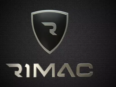 rimac logo 3D model