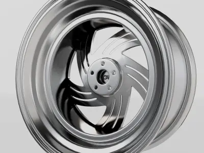 WATERCOOLEDIND SB10 Wheel Low-poly 3D model