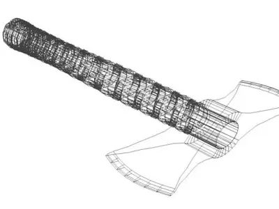 Battle Axe - Tomahawk 3D model