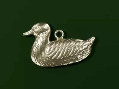 Duck Pendant Free 3D print model