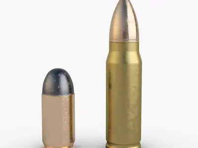 Bullet 3D model 2