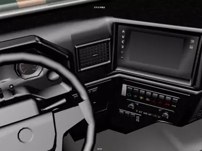 Armored 4x4 Military Tactical Command Vehicle 3D Model 3D model