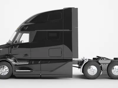 Semi Truck Generic 04 3D model