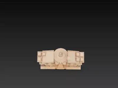 Petra Roman Mixed Ancient Architecture 3D 3D print model